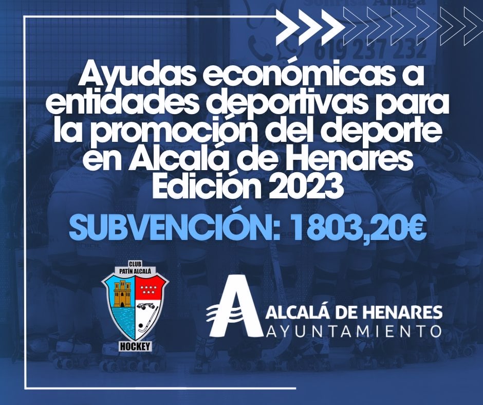 Subvención Ayuntamiento de Alcalá de Henares 2023
